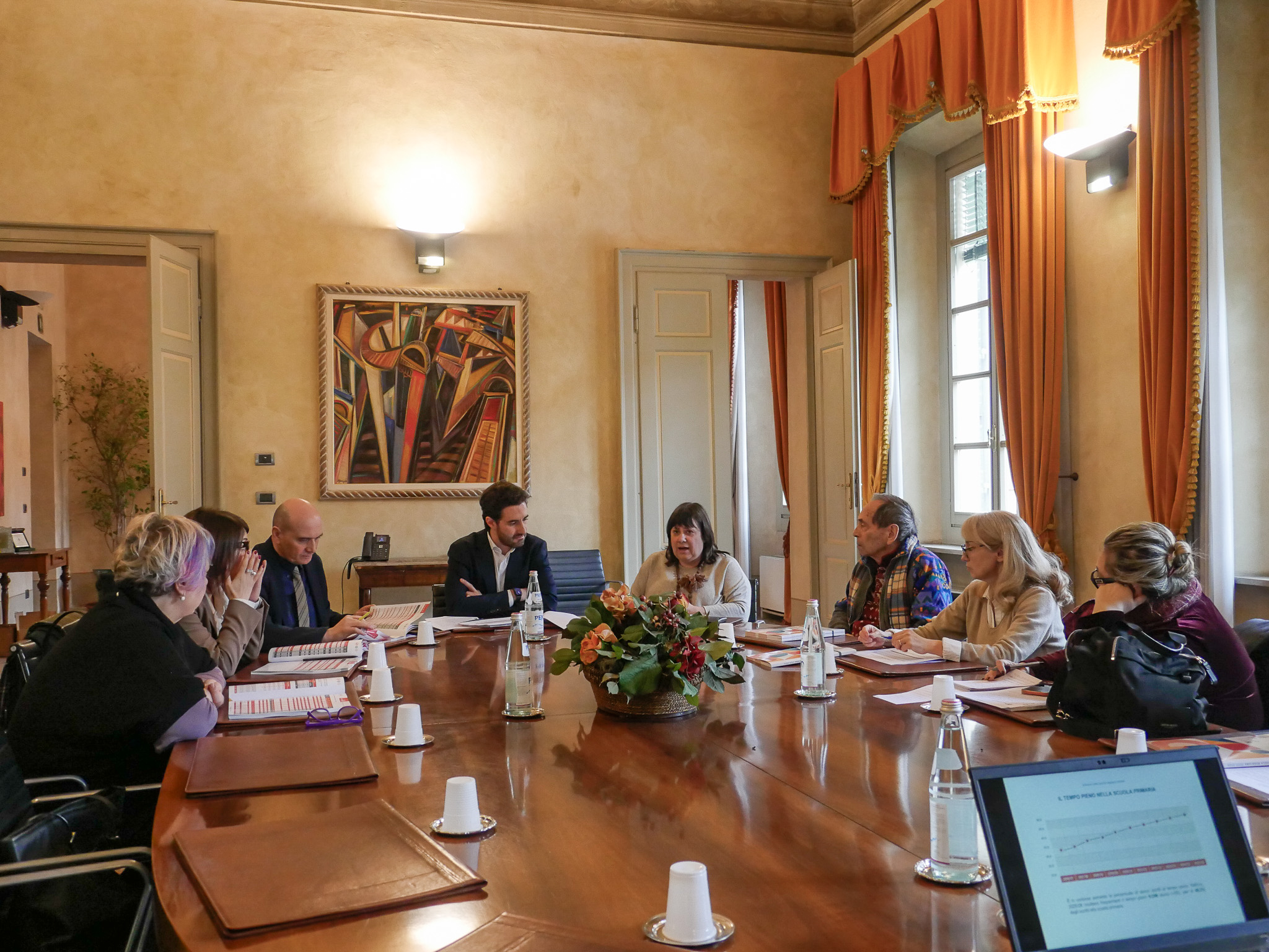 Uno scatto della conferenza stampa