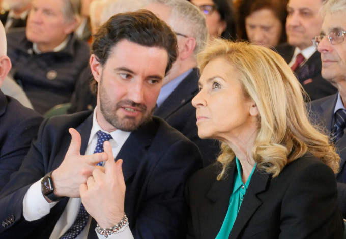 Giorgio Zanni, Presidente della Provincia di Reggio Emilia e Roberta Anceschi, Presidente di Confindustria Reggio Emilia