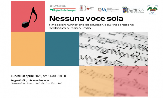 La grafica utilizzata per promuovere l'iniziativa