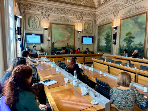 La presentazione del report i sala del Consiglio provinciale
