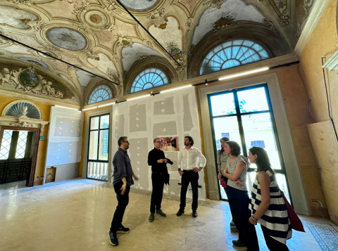 Sopraluogo del Presidente Zanni a Palazzo Magnani